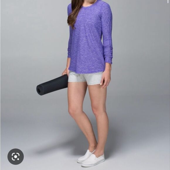 Lululemon Tuck & Flow Bruised Berry Long Sleeve - Picture 1 of 8